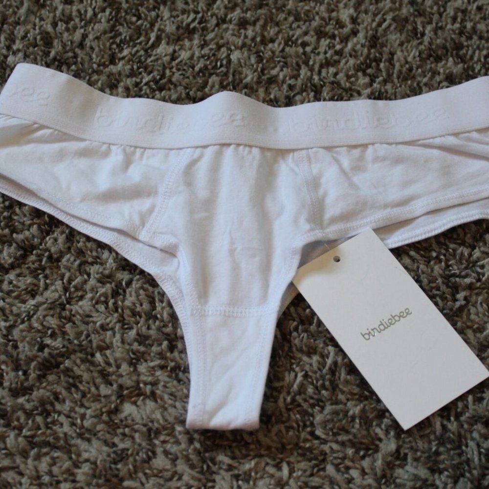✨2/$20 NWT Birdiebee Underwear Panties White Women's Size Small H13364 - Picture 10 of 13